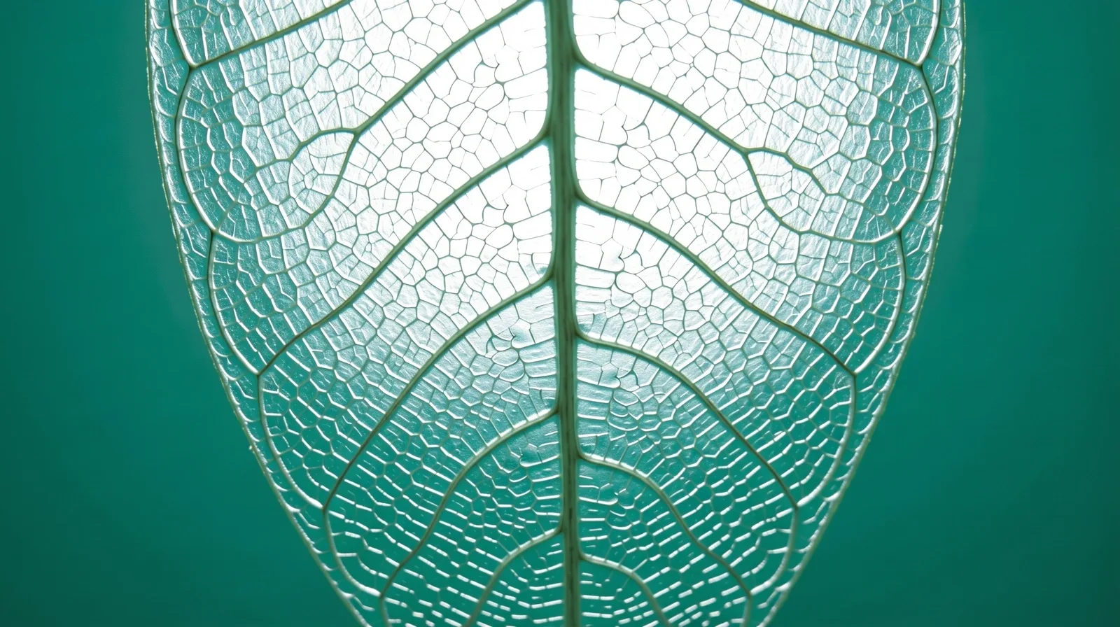 Microscopic leaf structure representing nutritional science